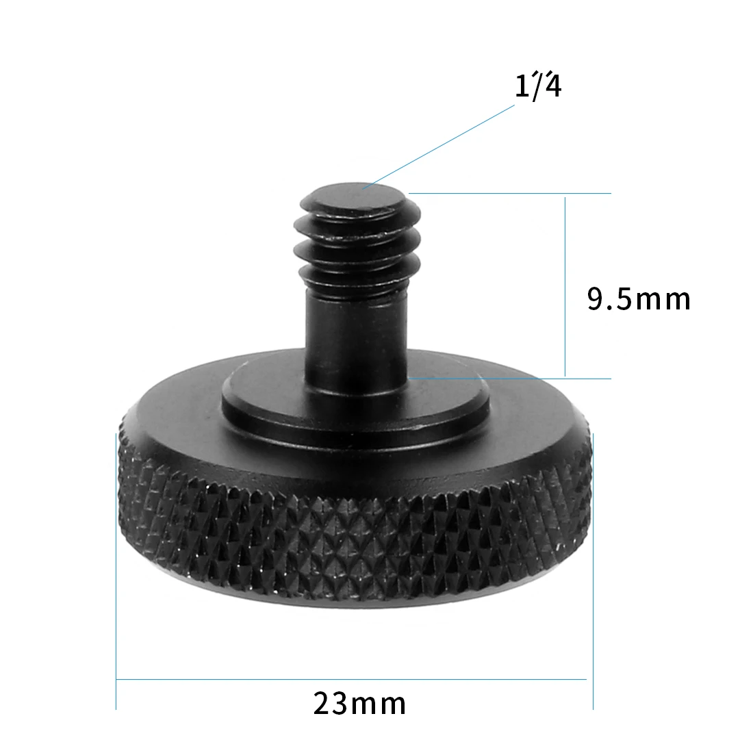 Bgning Kamera 1/4 "Schraub adapter Rändel schrauben Schnell spanner/Magnet fuß für L-Platten-Stativ Rig Blitzlicht halterung – Detail 6