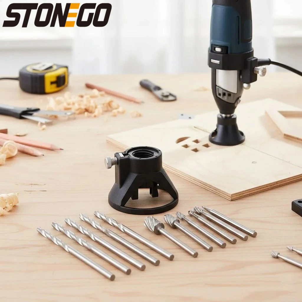 

Electric Grinder Positioner Drill Grinding and Polishing Positioner Rotary Tool Attachment for Woodworking Metalworking