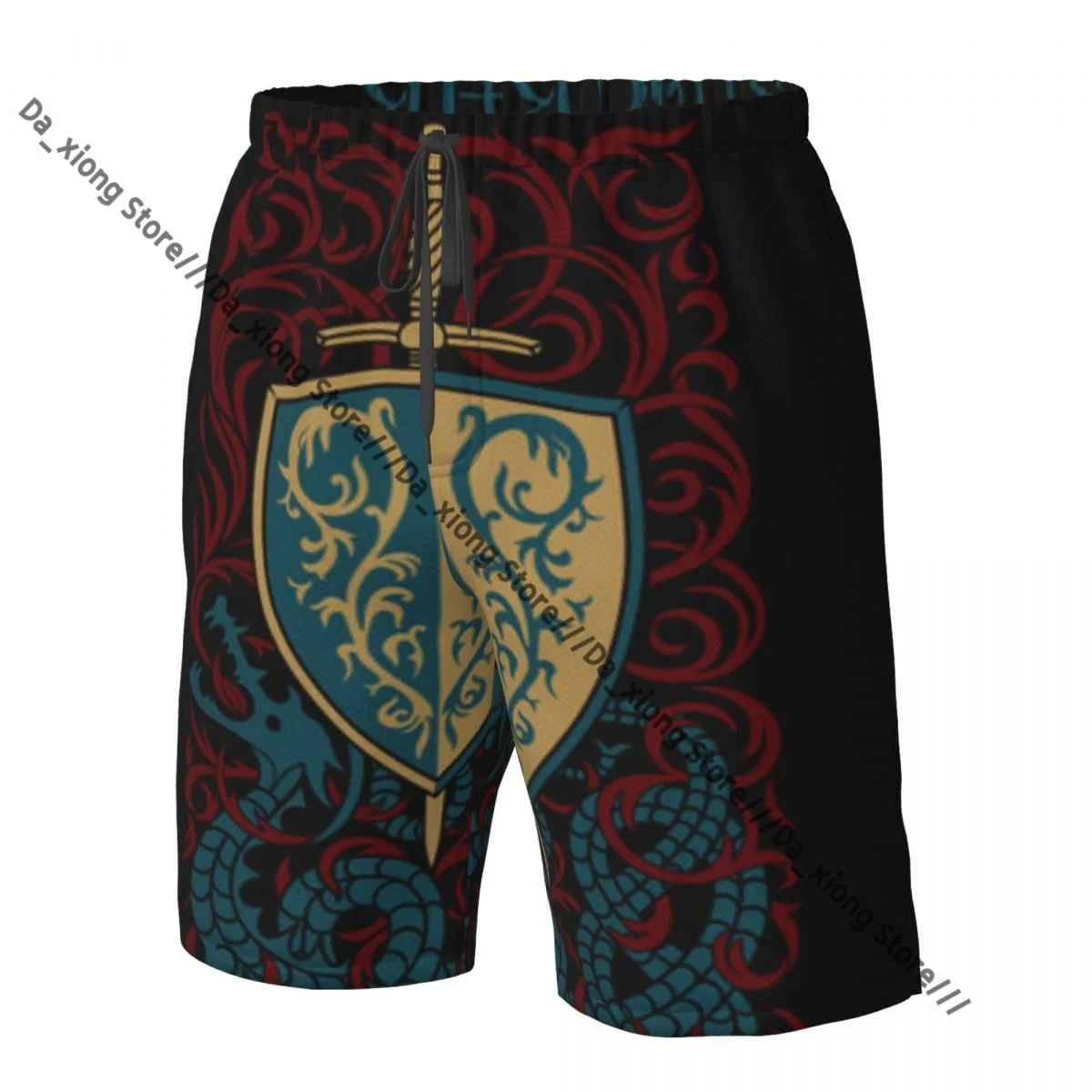 Short de bain à séchage rapide pour hommes, vieux Dragon nordique, maillot de bain, tronc, vêtements de plage