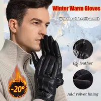 Winter Warm Full Fingers Waterproof Windproof Non-Slip Cycling Outdoor Sports Running Motorcycle Ski Touch Screen Gloves
