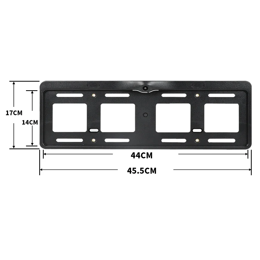 TEENRAM مراقبة مواقف السيارات AHD 1080P 150 °   كاميرا عين السمكة ذات الرؤية الأمامية OEM إطار لوحة ترخيص عالمي مقاوم للماء للرؤية الليلية