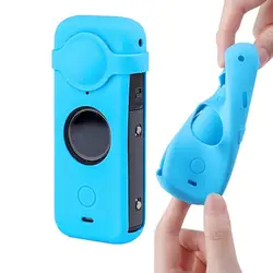 For Insta360 X2 Body Silicone Case Cover Protector For Insta360 X 2 Soft Cover Shell Dustproof Lens Panoramic