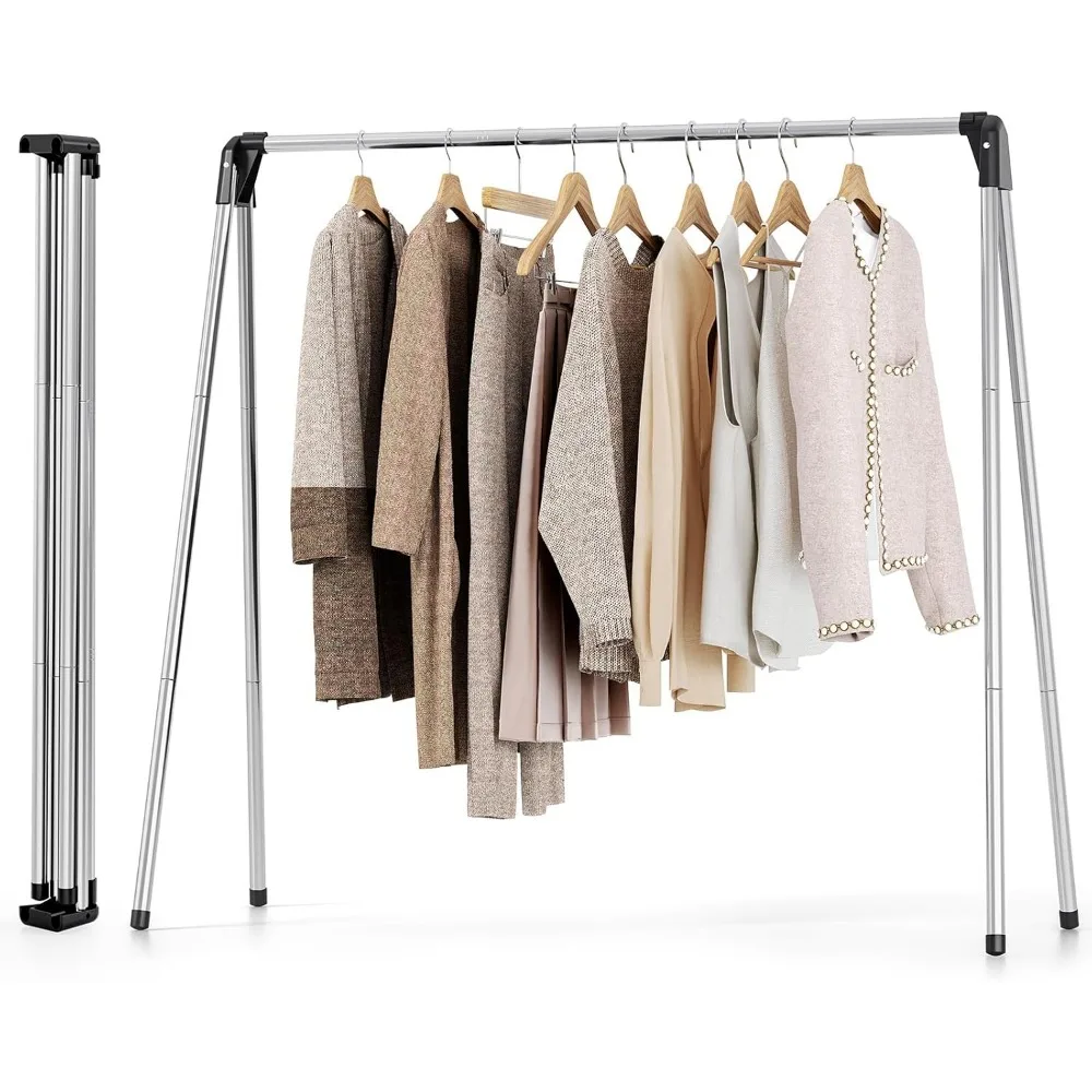 

Clothes Drying Rack Foldable, Laundry Drying Rack Stainless Steel, Portable Clothes Rack, Drying Rack for Clothing, Indoor Outd