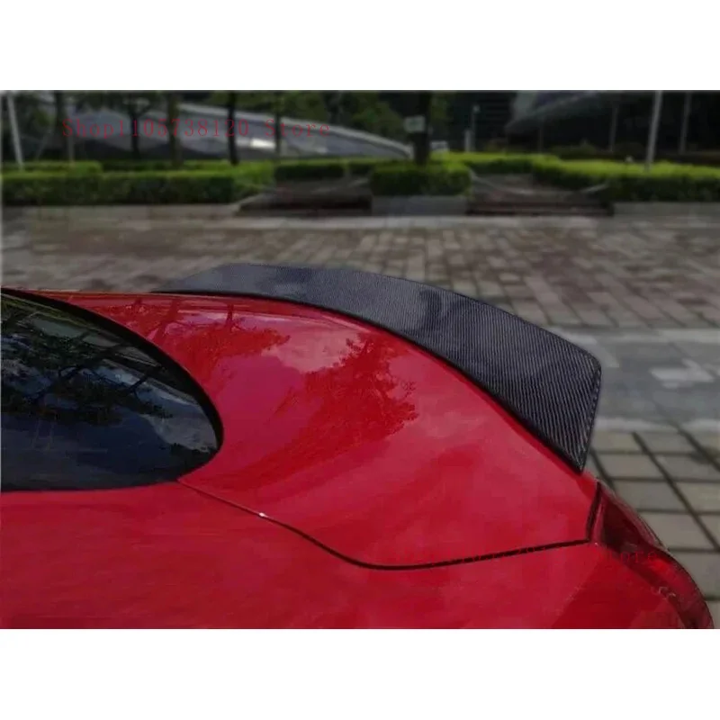 Factory Hot Selling High Quality Carbon Fiber Rear Trunk Spoiler Wing Sports Sedan LB Style Gloss Black Easy Installation Exteri