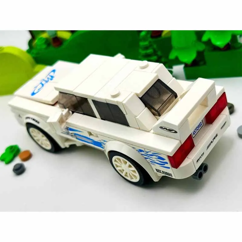 

MOC-193692 Classic City Sports Car Racing Building Block Model, 225 Pieces, Boys' Children Birthday Building Block Toy Gift
