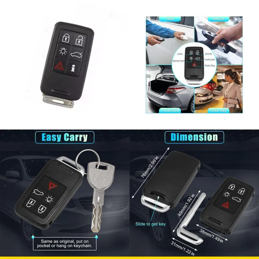 

SZCH Powerful Replacement Shipment Cover For Car Remote With ABS Substance