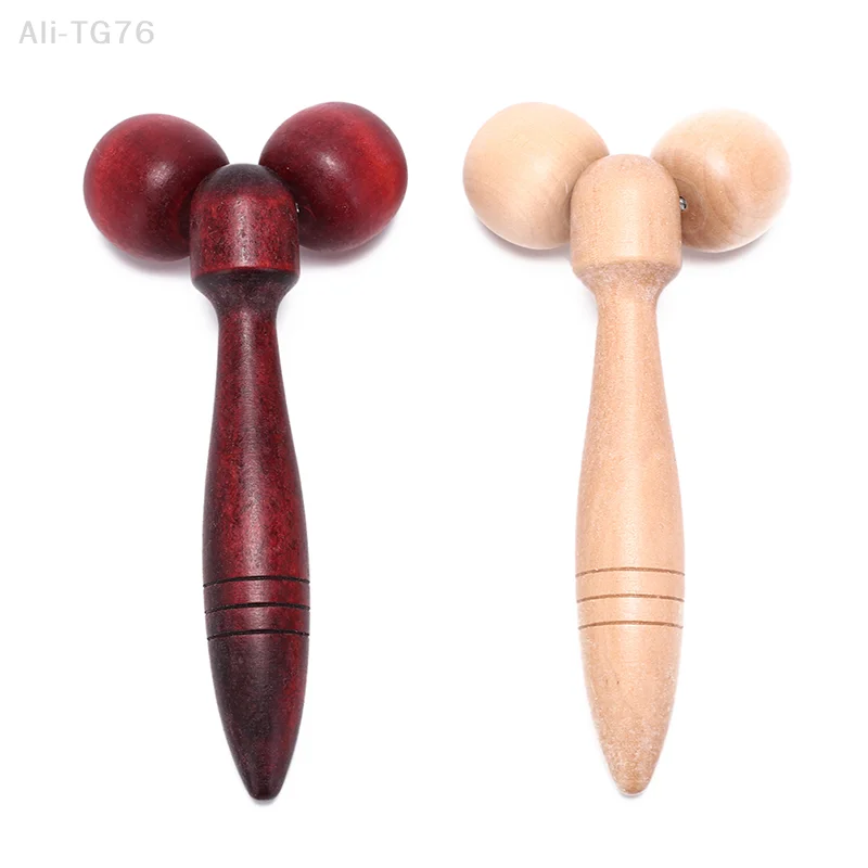 

Деревянный роликовый массажер случайного цвета для рефлексотерапии рук, лица и тела, для расслабления