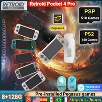 Retroid Pocket 4Pro RP4Pro Retro Handheld Game Console Video Game Consoles 8G+128G WiFi 4.7Inch Touch Screen Android 13 PS2 PSP