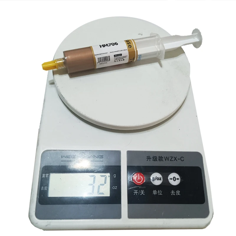30g high quality gold color thermal grease silicone Processor cooling paste thermal paste big tube