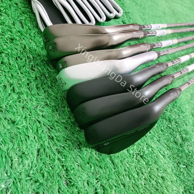 

2024new Golf club SM10 Golf Wedges black or Silver or grey 48/50/52/54/56/58/60/62 Degree Club Silver Steel Shaft，Head Cover
