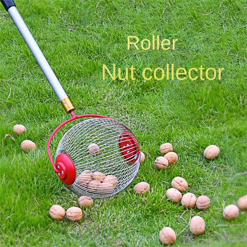 

Nut Collector New Ball Collector Adjustable Stainless Steel Tools Garden Tools Fruit Picker Garden Hand Tools Walnut Pickup