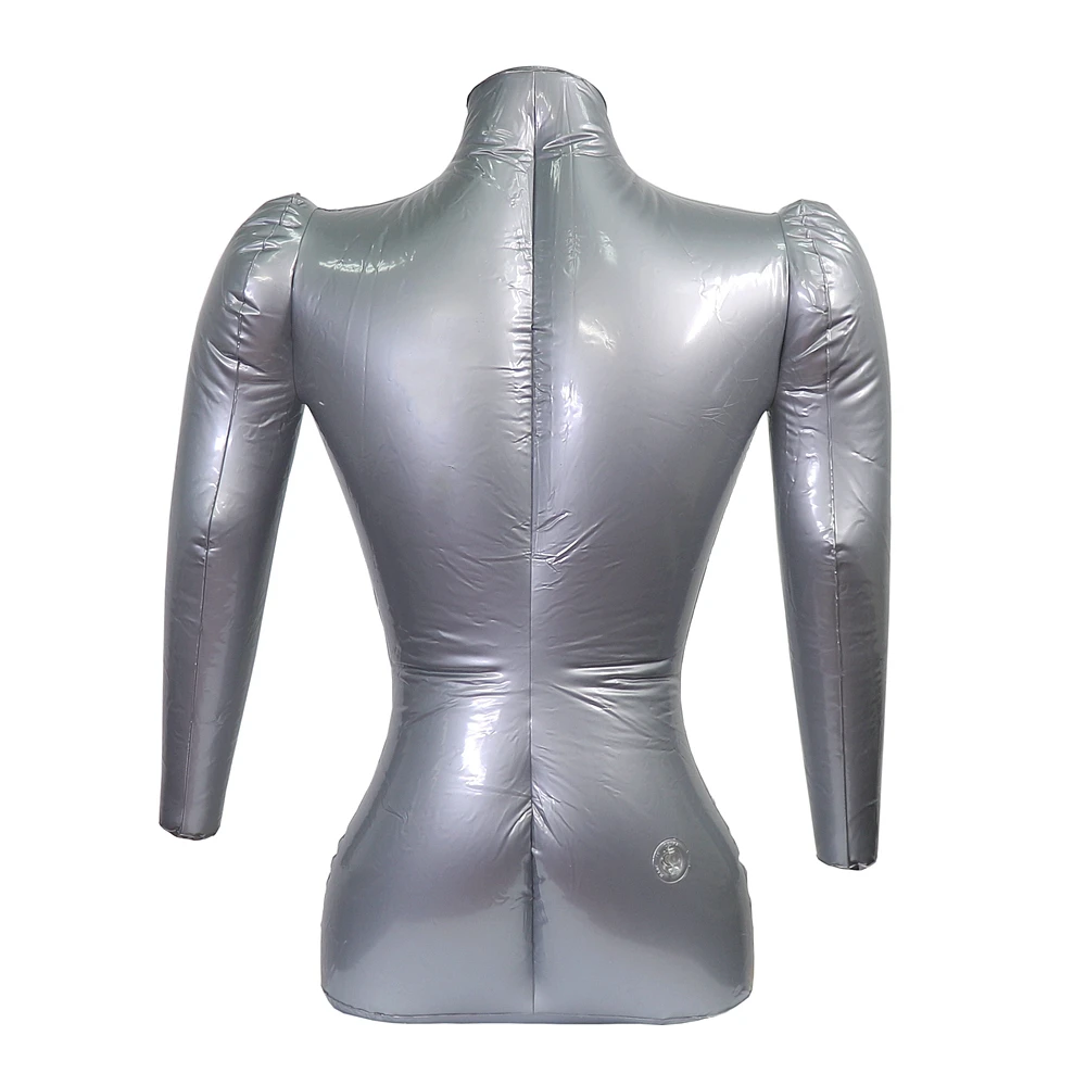 Man Half Body With Arm PVC Inflatable Mannequin Male Dummy Torso Model Fashion Used As Tops Necklace Jewelry Scarf Display