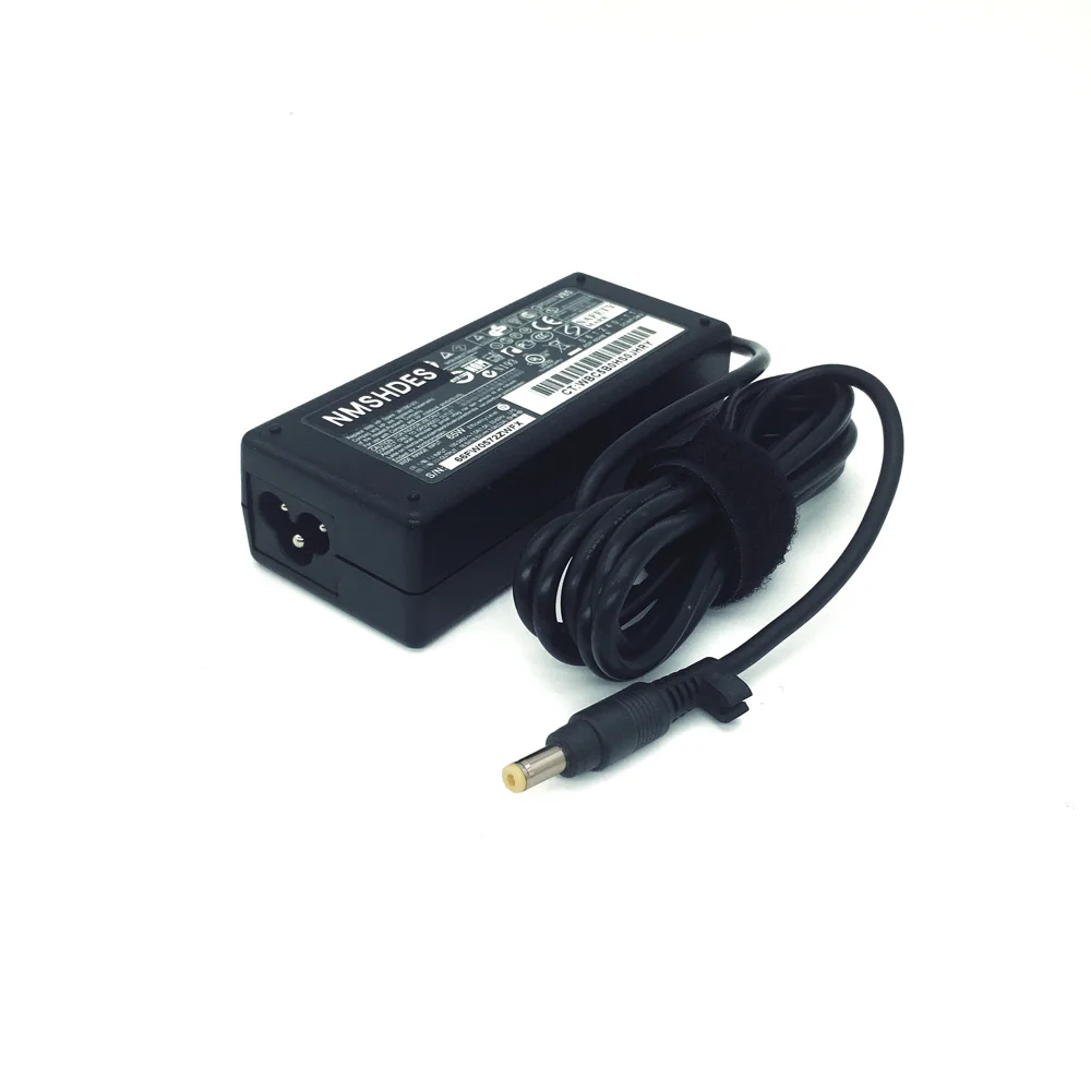 Cargador de CA adaptador para ordenador portátil 65W pin amarillo para HP Compaq Armada 1500,1510,1520,110,110s,e500,e500s,e700,m300,m700,V300 18,5V 3.5A
