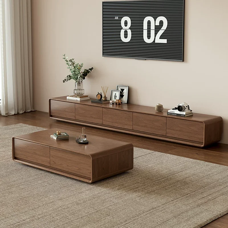 Wood Modern Tv Stands Living Room Portable Display Luxury Entertainment Tv Table Universal Muebles Para Tv Trendy Furniture