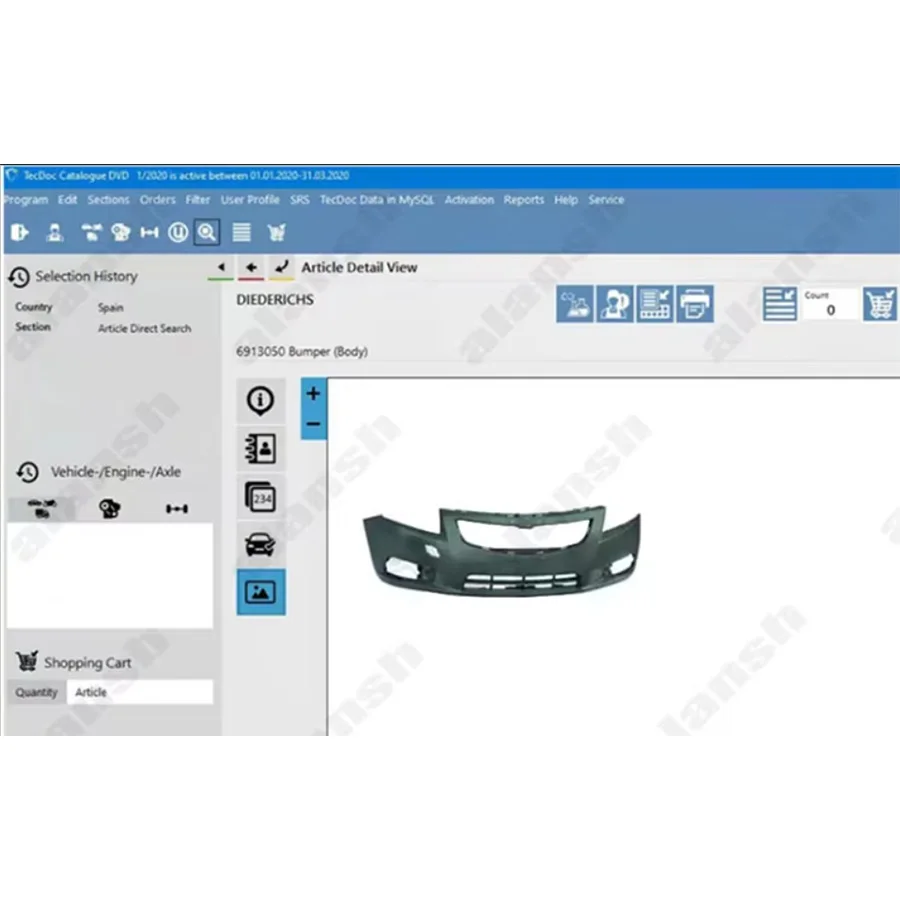 2020 TecDoc Electronic Parts Catalogue for Truck Bus and Car + nitro