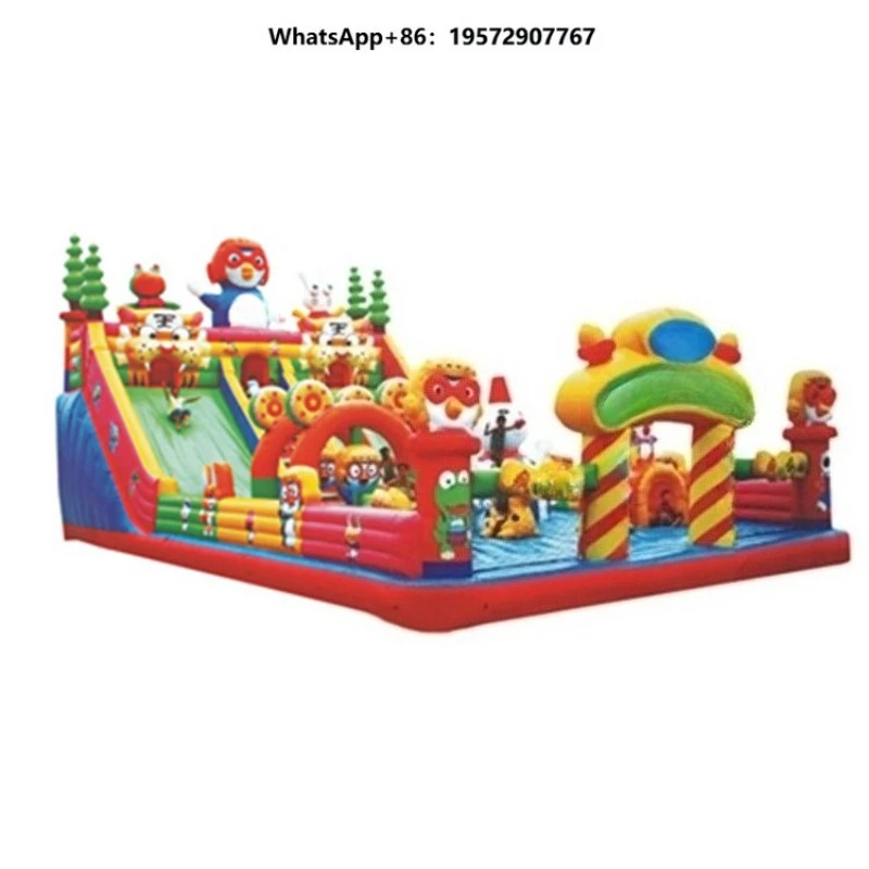 Inflatable Castle and Indoor Amusement Equipment PVC Material 1400x700x750cm