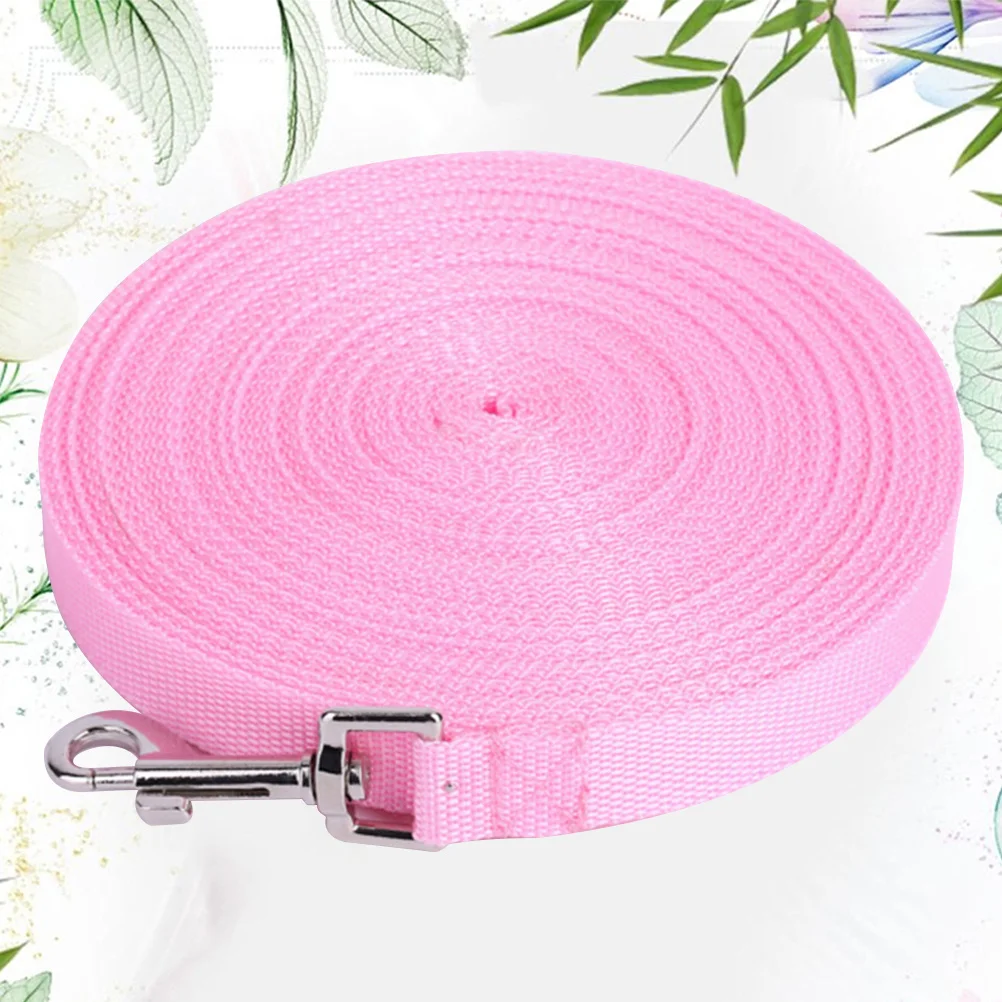 

Pet Leash Dog Training Lead Long Durable Pp Material Heavy Duty Chrome Connector Comfortable Release For Puppy