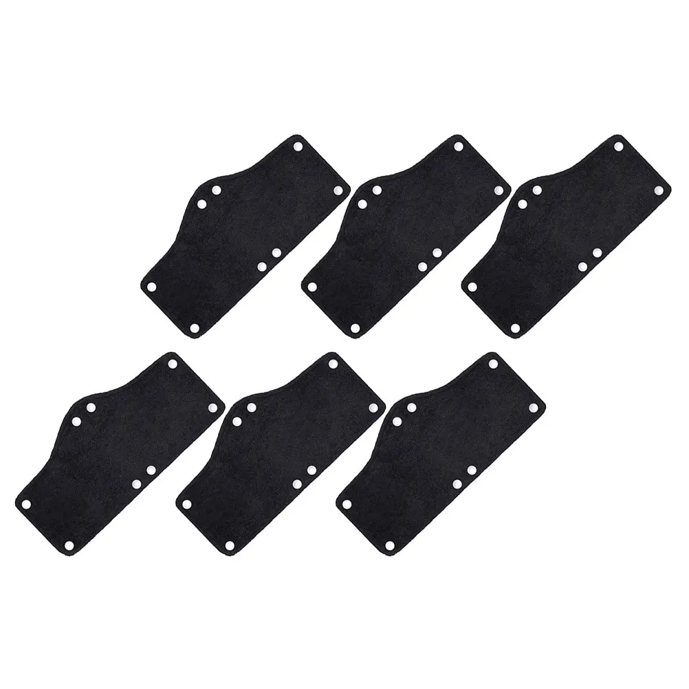 

12 Pcs Safety Liners Soft Cotton Sweatbands for Hard Hats Reusable Washable Black Polyester Comfort Fit