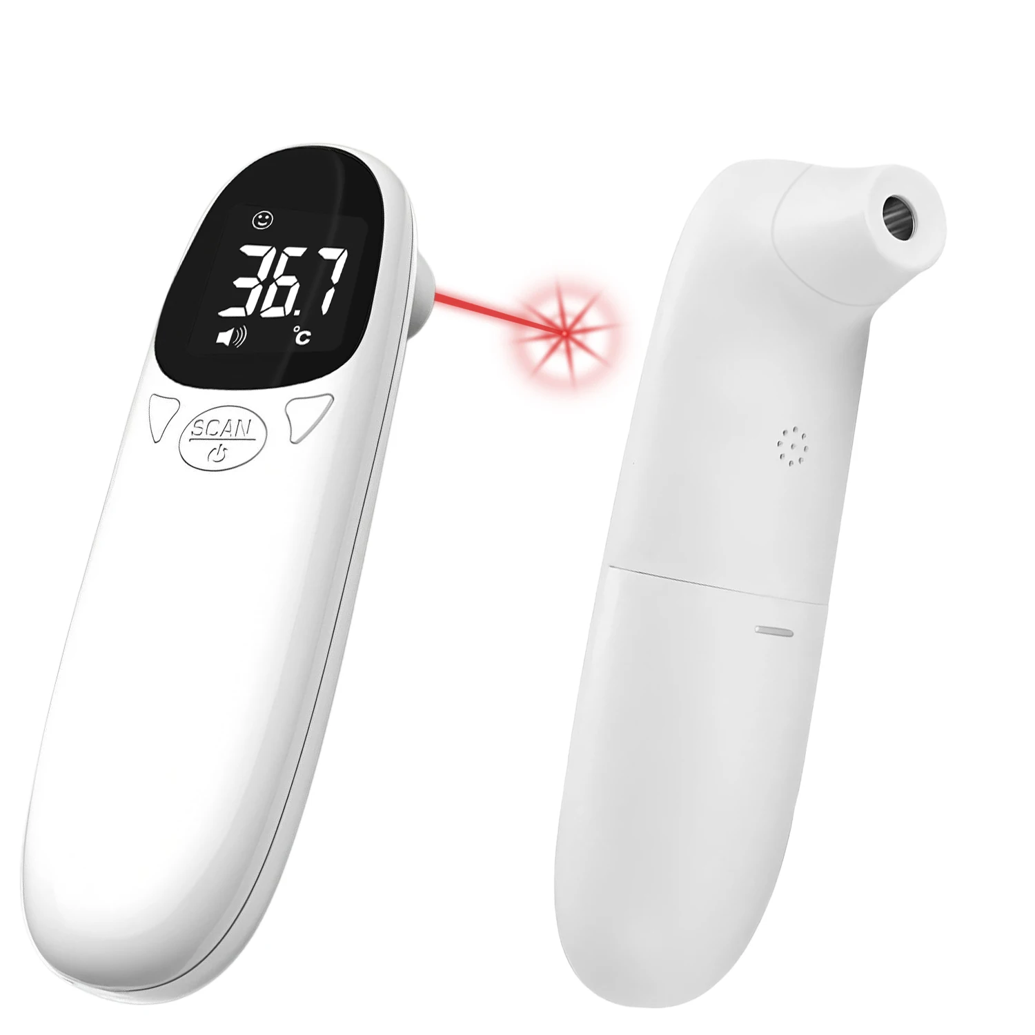 

Medical Home Digital Infrared Thermometer Quick Temperature Measurement Handheld Body Forehead Ear Non-contact Thermometer