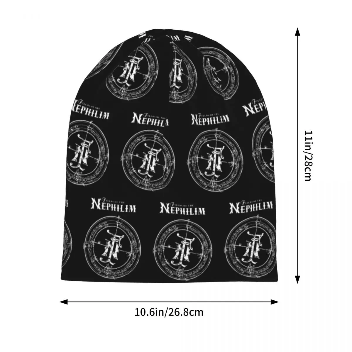 Fields Of The Nephilim Warm Knitted Cap Hip Hop Bonnet Hat Autumn Winter Outdoor Beanies Hats for Unisex Adult