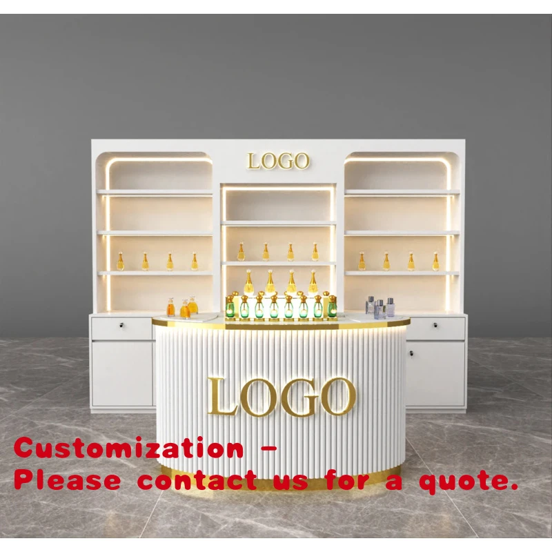 

Customize.Fashion Perfume & Cosmetic Display Shelves | Luxury Retail Showcase Cabinet | Custom Shop Interior Design Solutions