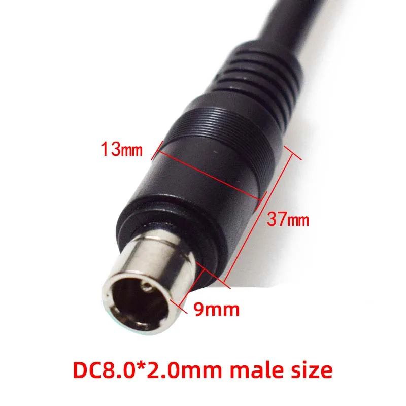1PCS DC8020 one male-to-two female adapter is suitable for power lines of batteries and solar panels
