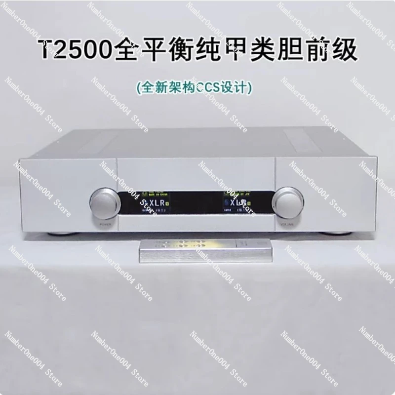 

T2500 Fully Balanced Remote Control HiFi Pure Class A Tube Preamplifier Flagship Audio Amplifier