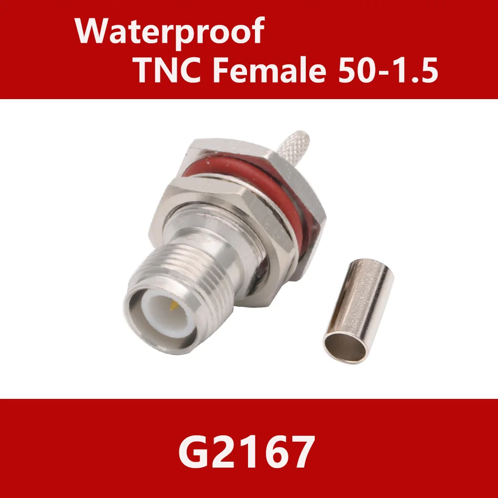 2 pz RF Coaxila connettore TNC femmina Jack TNC maschio spina ad angolo retto saldatura per 50-1.5 RG316 cavo 50ohm RF adattatore coassiale
