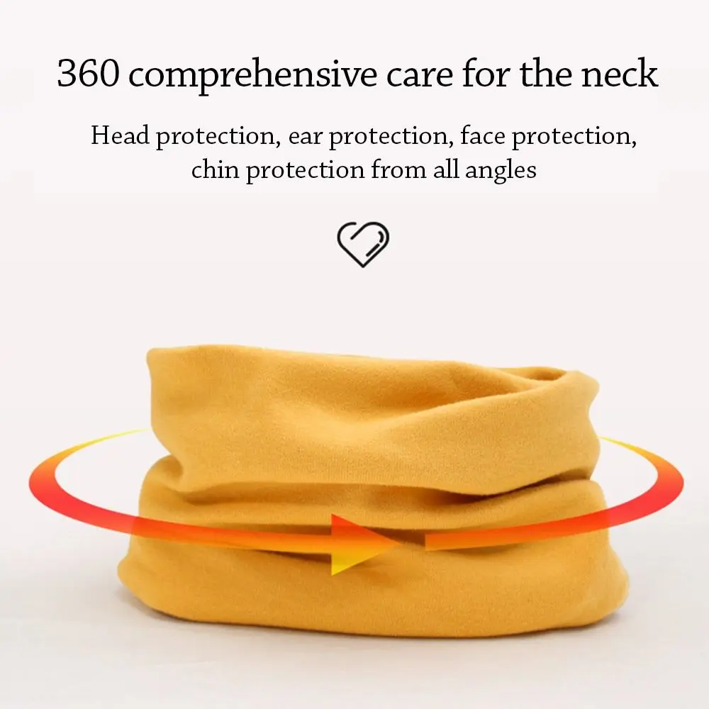 

1-12 Years Old Winter Cotton Kids Winter Scarf Elastic Cute Knitted Scarves Cashmere Soft Neckerchief for Baby Boys Girls