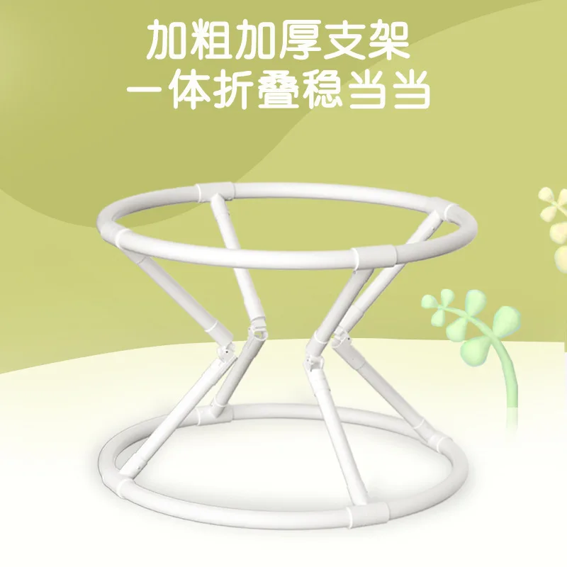 Baby Swimming Bucket, Installation Free Foldable Indoor Transparent Bath Bucket for Household Use