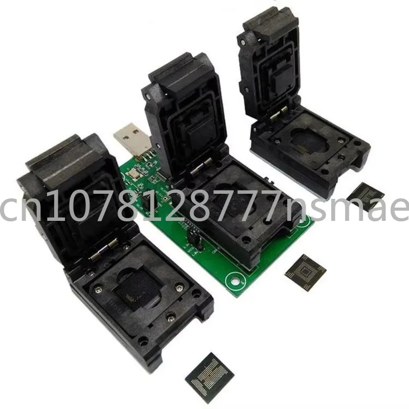 EMMC153 / 169 EMCP162 / 186 EMCP221 واجهة USB EMMC اختبار المقبس في اختبار المقبس حرق USB اختبار المقبس #1