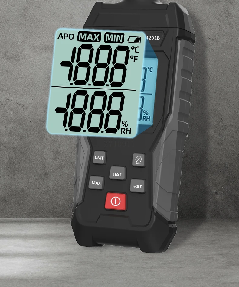 Thermohygrometer High precision multi-function industrial grade temperature and humidity measuring instrument