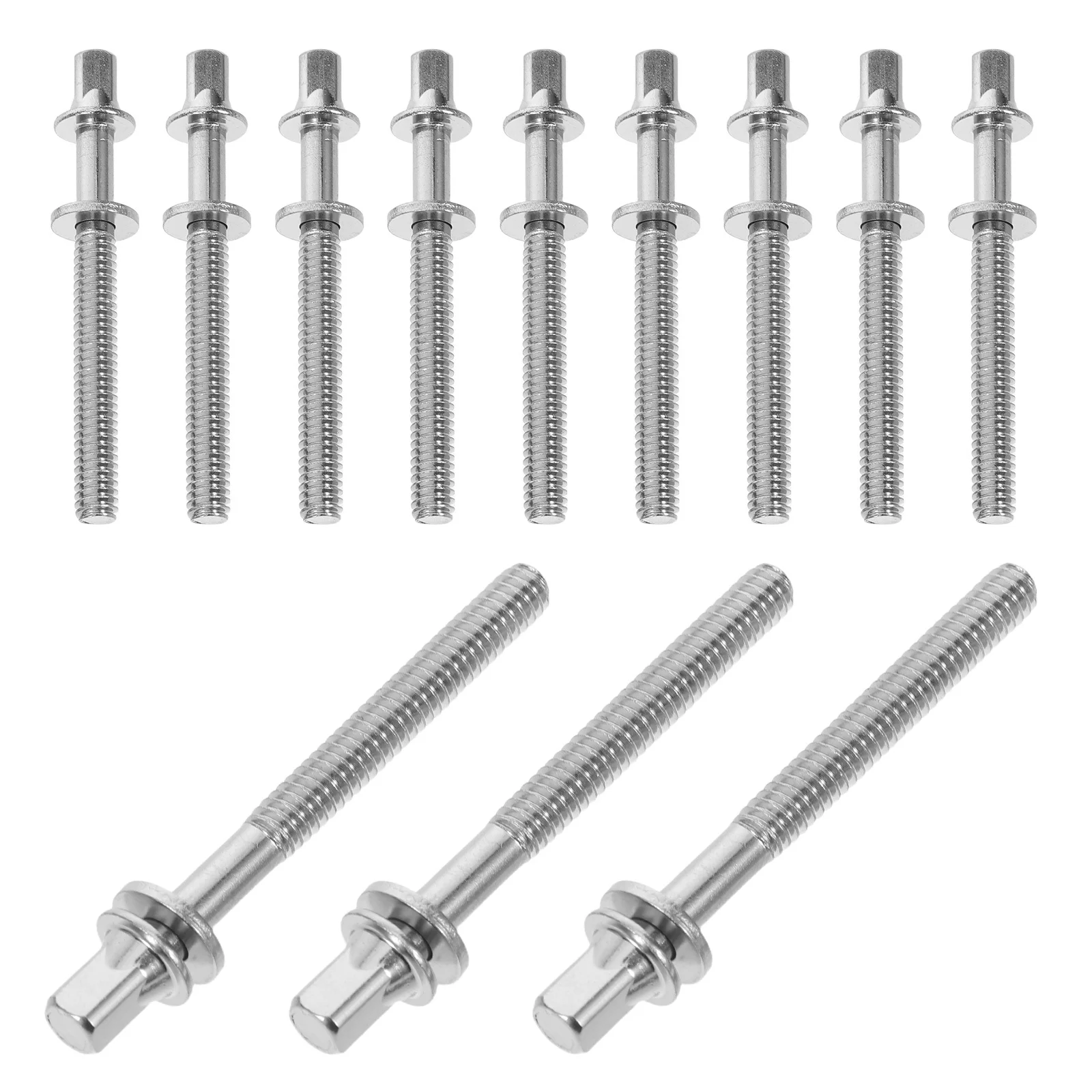 

30pcs Screws 5Mm X 50Mm Precision Snare Screw Metal Tension Accessories Replacement Lug Mounting Screws For Hardware