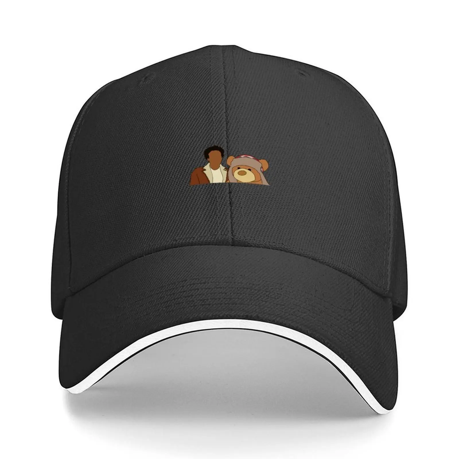 

3005 - childish gambino Sticker Baseball Cap black |-F-| Hat Baseball Cap summer hat Men's Caps Women's