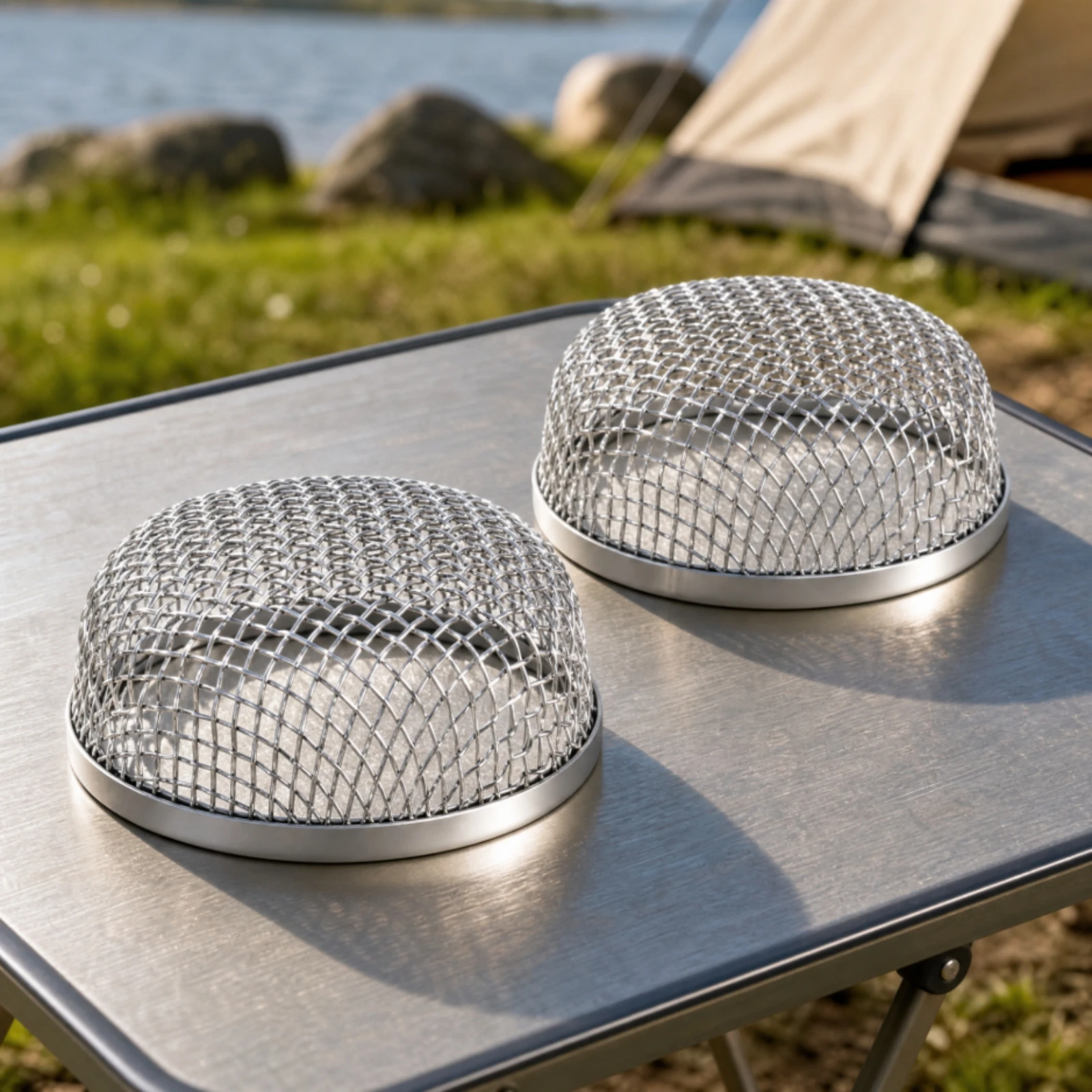 2 Pieces Stainless Steel Mesh RV Vent Screen Breathable RV Screen with Installation Tool Bug Screens Easy to Install