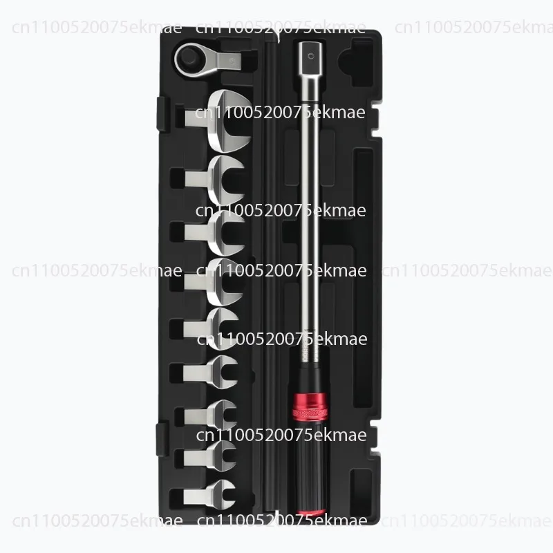 Torque Wrench Set with Interchangeable Heads - Adjustable 20-220 Nm (Kgf-cm) for Automotive & Bicycle Maintenance