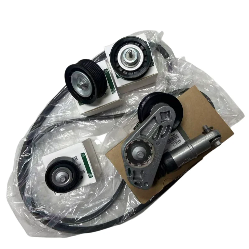 

Belt Tensioner LR034128 Belt LR066153 Belt Idler Upper LR028878 Lower LR028879 For Freelander Range Rover Evoque Discovery Sport