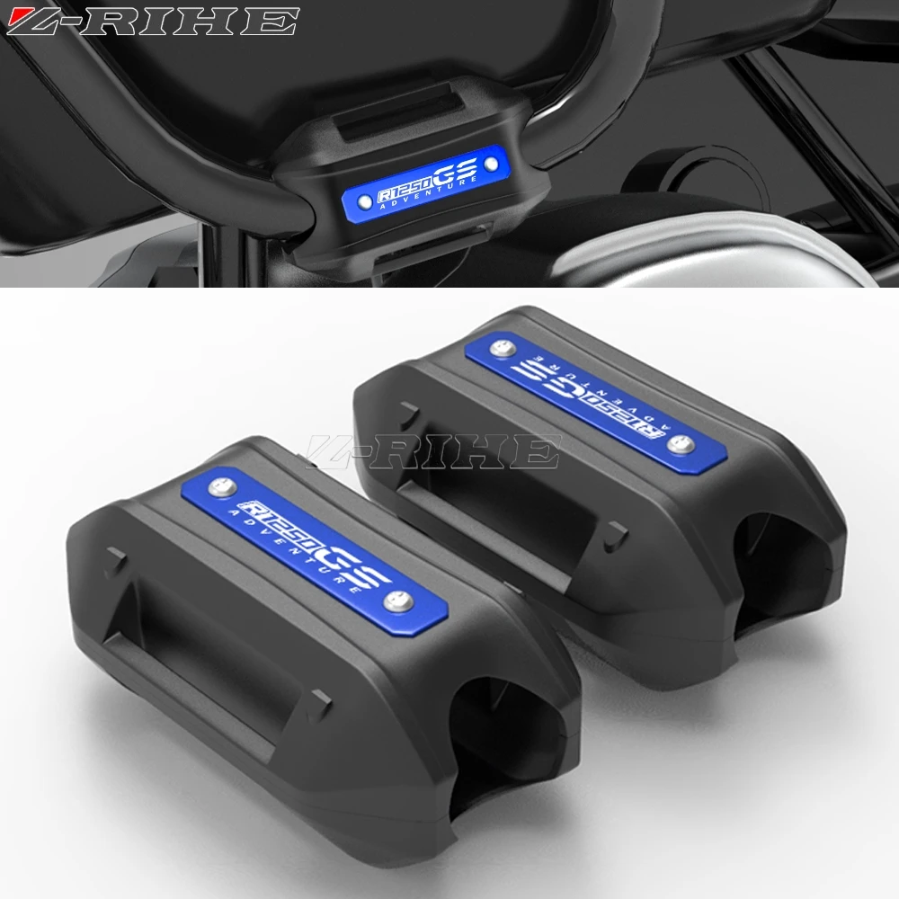 25MM Motorcycle Accessories Engine Crash Bar Protection Bluemper Decorative Guared Block For BMW R1250GS Adventure R 1250 GS ADV