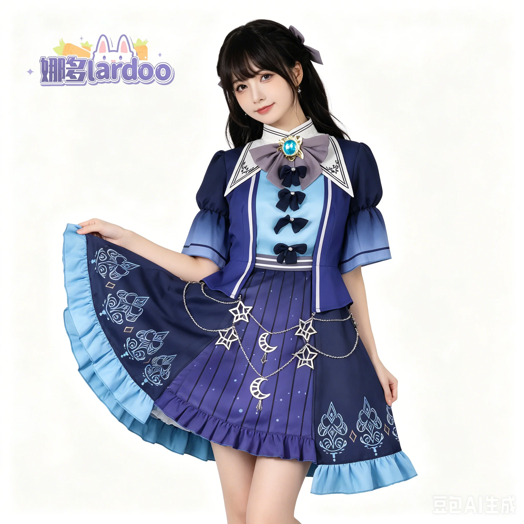 Disfraces de Cosplay de Akiyama Mizuki de Project SEKAI, Conjunto de Restauración de Alta Calidad de Manzhan en Busca de las Sombras Hundidas
