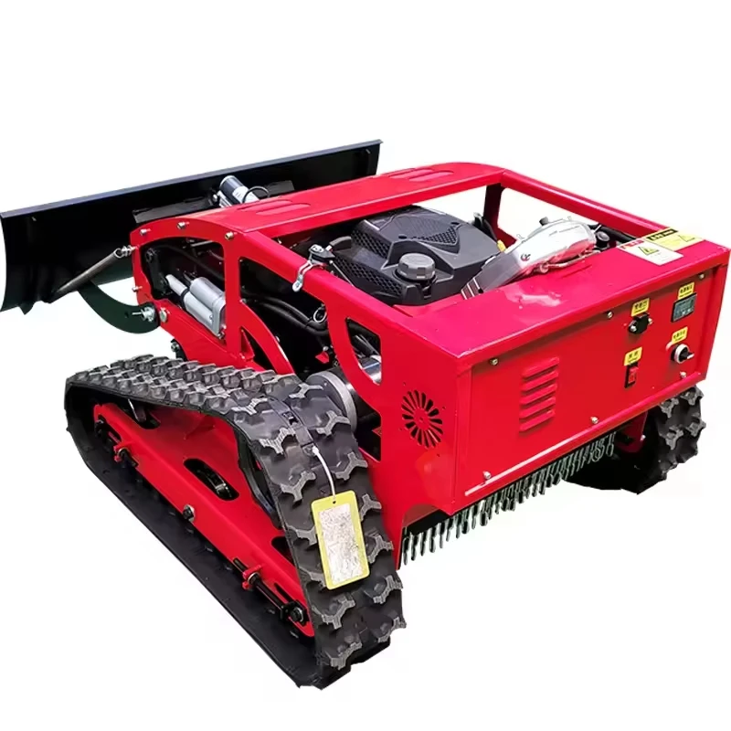 

2025New Style Robotic Remote Control Lawn Mower Best Quality 1000mm Adjustable Lift Crawler Lawn Mower for Agriculture