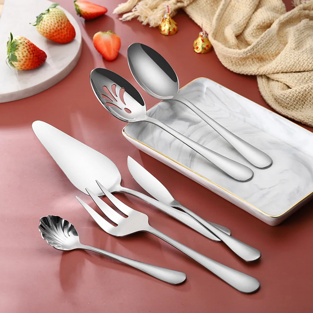 

Stainless Steel Spoons Set Baking Scraper Heat Resistant Spoons Cake Tool Butter Spatula Charcuterie Spoon Utensil Combo Easy