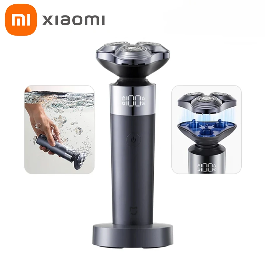 

Электробритва XIAOMI S302, триммер для бороды, портативная гибкая бритва, IPX7, моющаяся, быстрая зарядка за 1 час, для мужчин