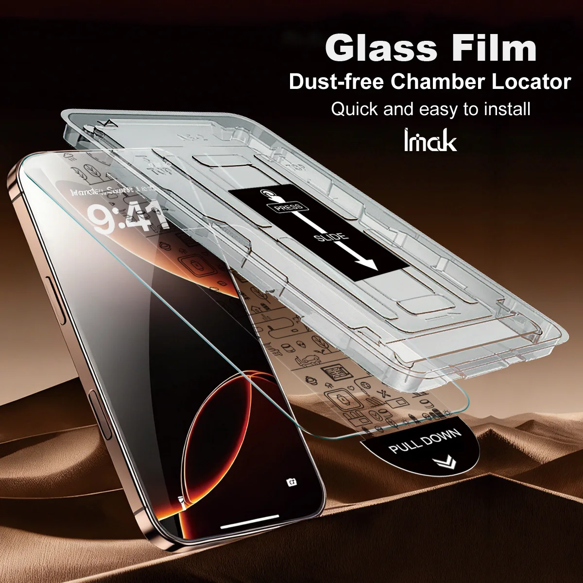 

Для Vivo Y500 Pro 5G закаленное стекло IMAK беспыльная камера локатор защитная пленка для экрана поддержка отпечатков пальцев