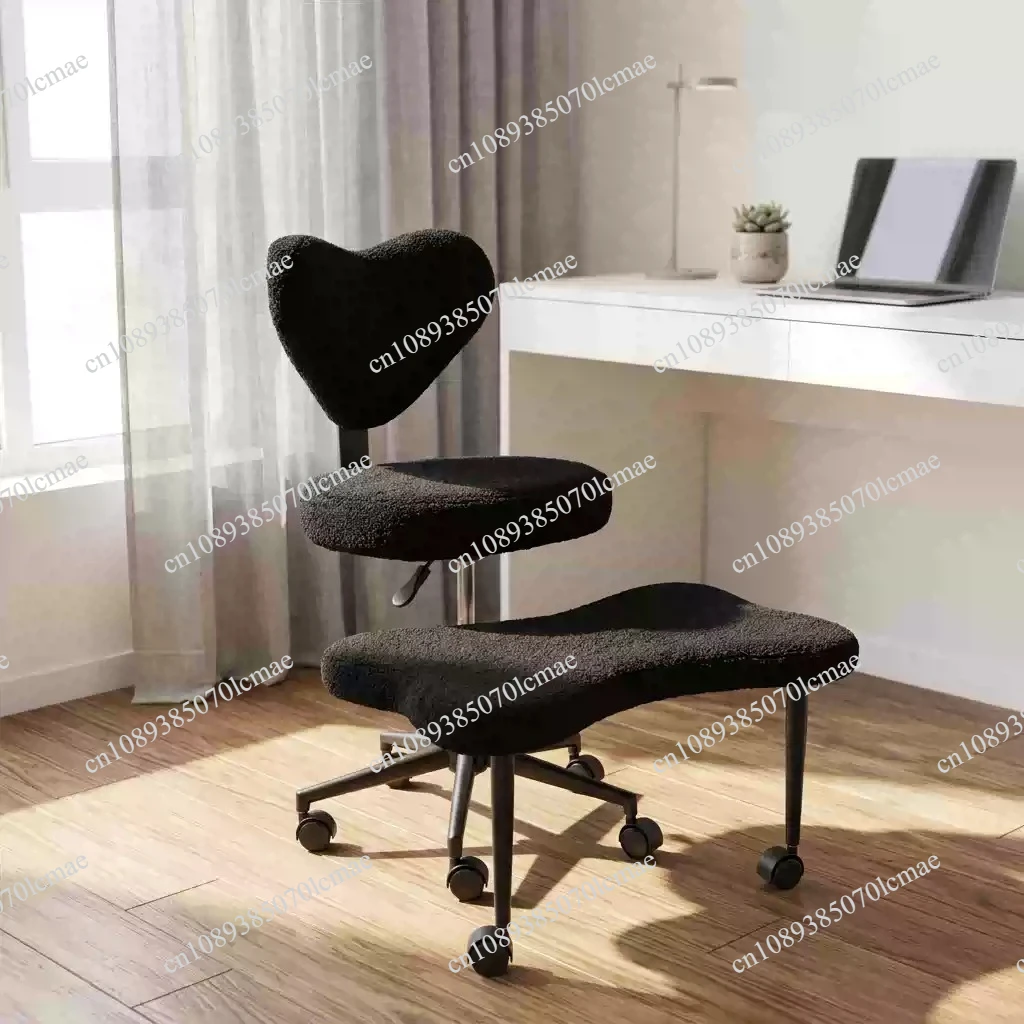 Cross-legged Chair Computer Desk Office Seat Sitting Not Sitting Easy Chair Dormitory Stool Squatting