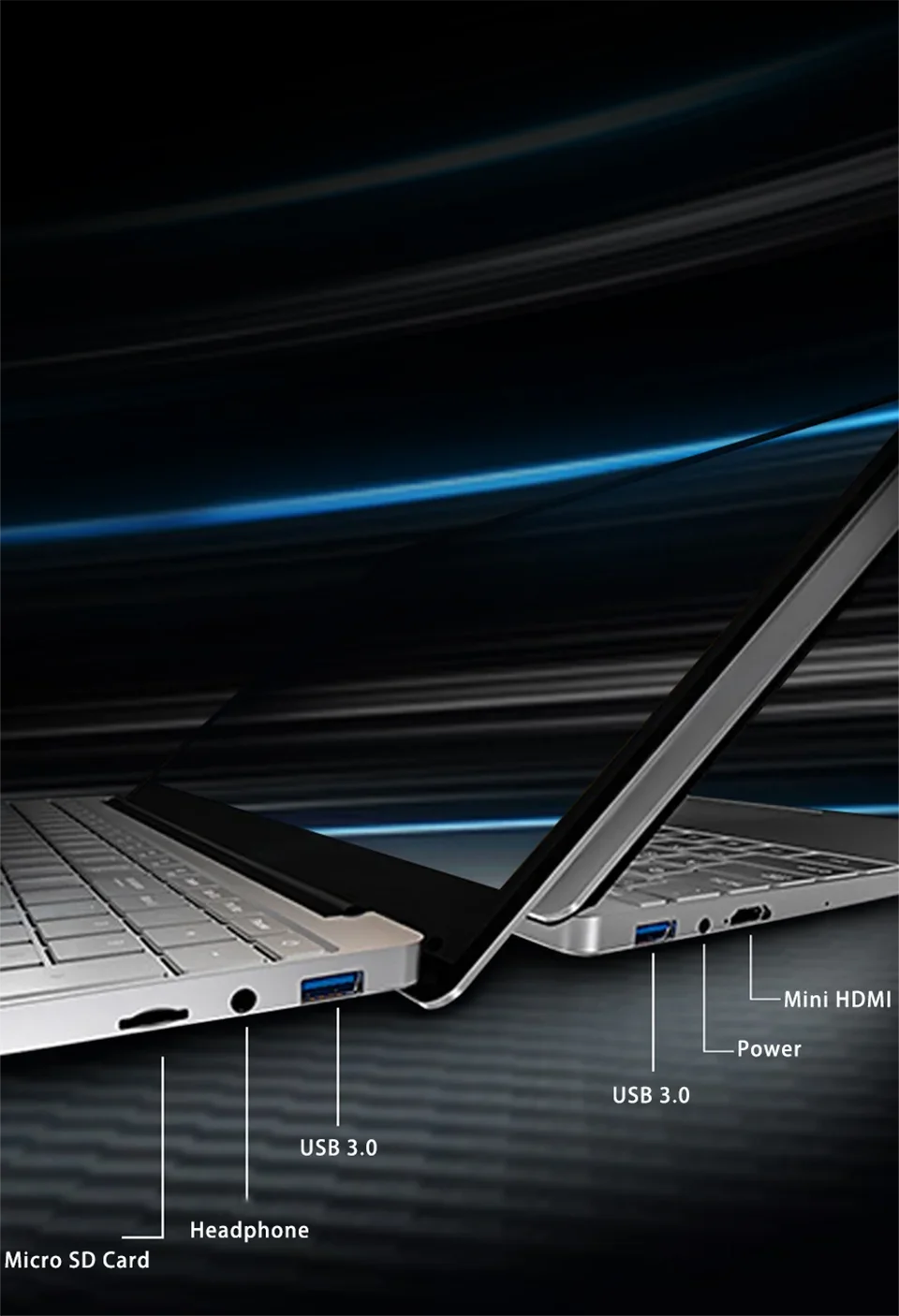 15.6インチ画面のポータブルノートパソコン,Windows 11, 10プロ