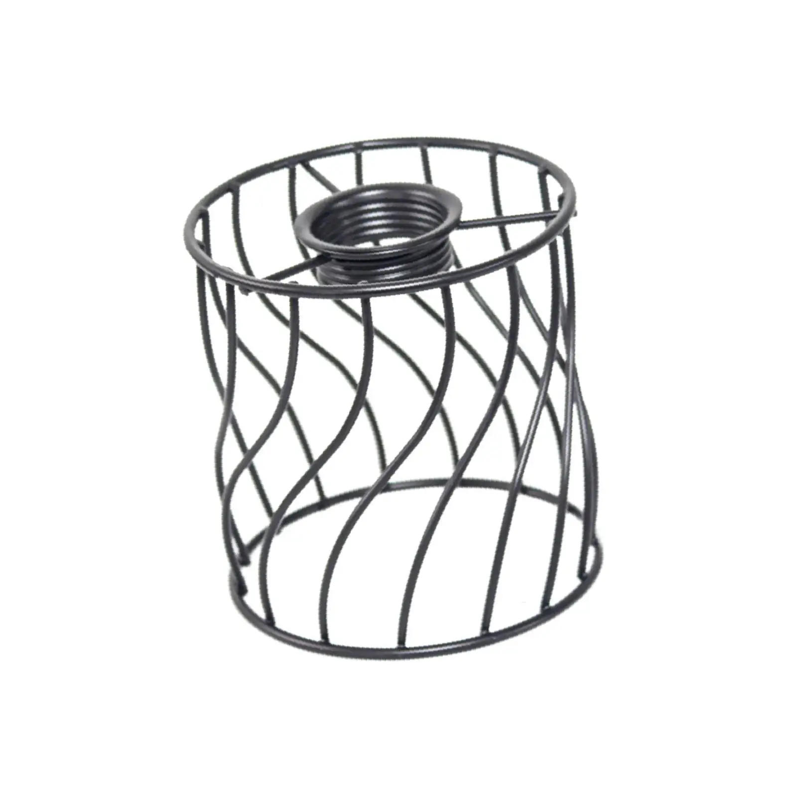 Metal Wire Lampshade Lamp Cover Housewarming Gift Bulb Guard Wrought Iron for Kitchen Home Restaurant Living Room Decoration