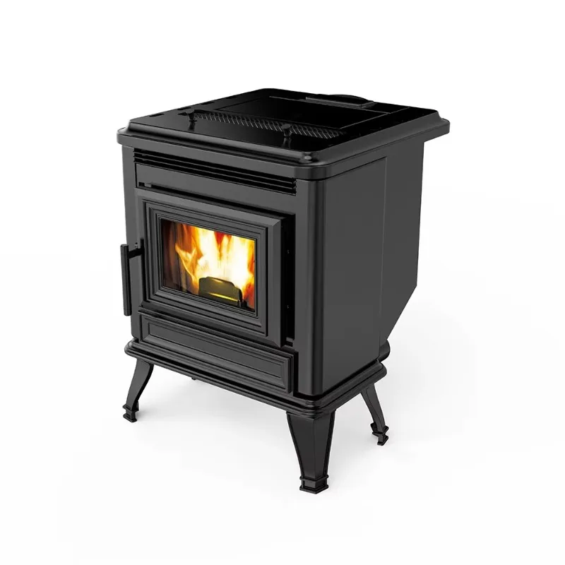 

KM0808A 8KW European Indoor Freestanding Cast Iron WIFI Wood Pellet Heater Fireplace Pellet Stoves