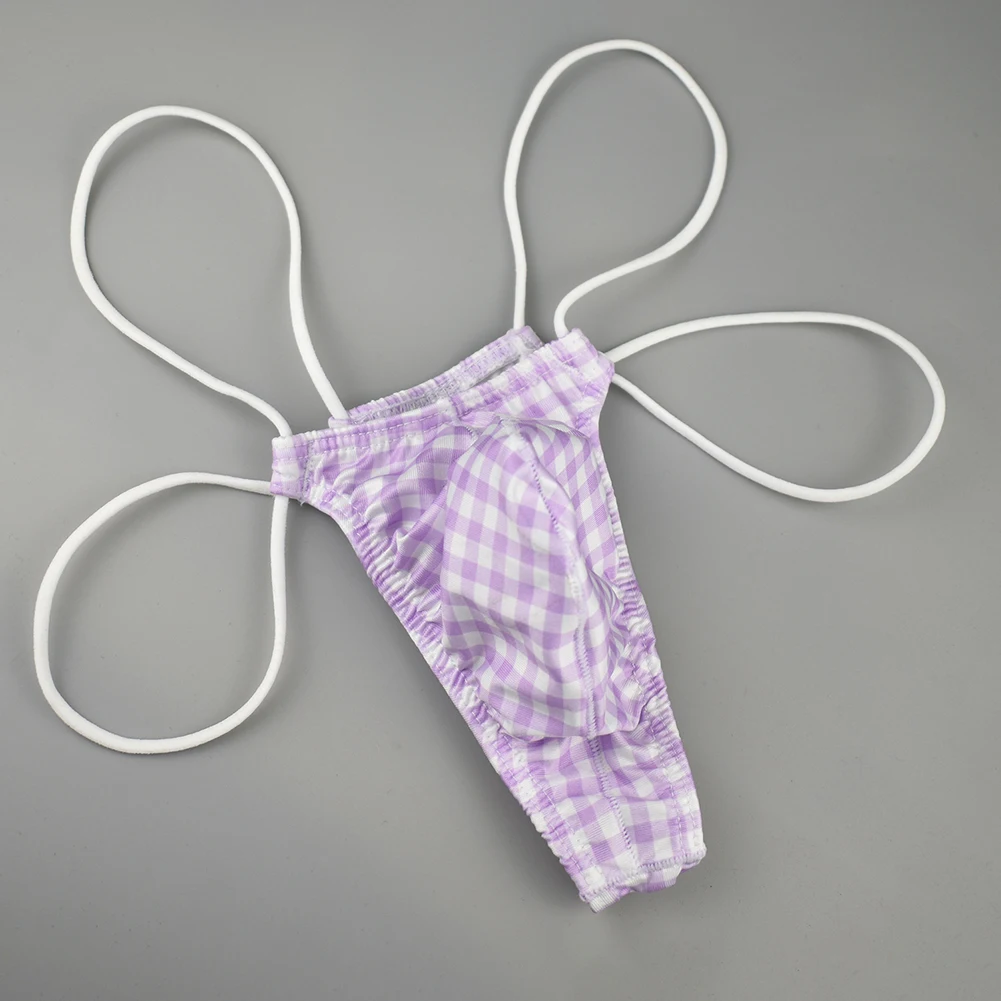 Tanga Sexy con bolsa para bulto para Hombre, Tanga con espalda en T, ropa interior transpirable de cintura baja, Tanga para Hombre, lencería, calzoncillos con espalda en T