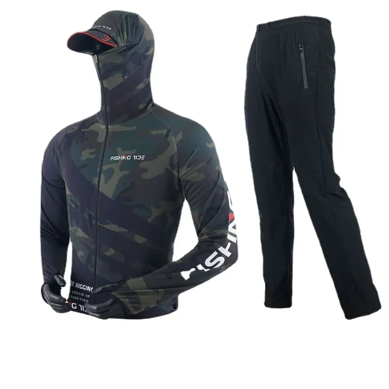 Traje de pesca Ice Silk anti-UV secado rápido transpirable hombre - imagen 2