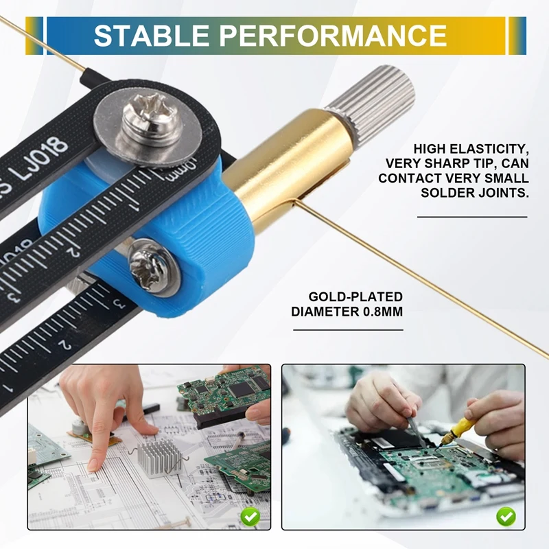 Time Series Signal Flying Wire Data Repair Test PCB Multimeter Pin DIY Circuit Board Electronic Welding Tool With Base